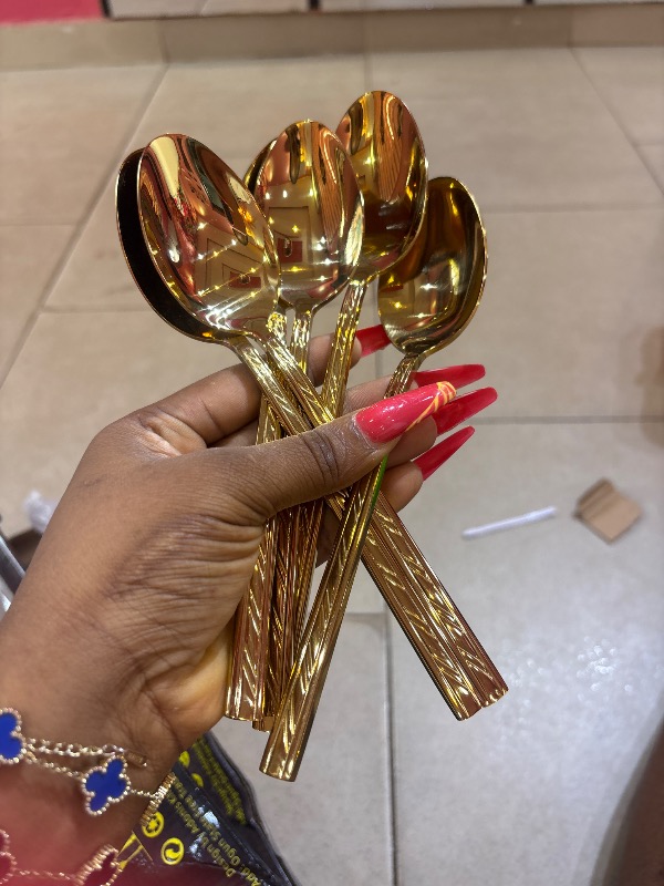 Golden spoon 6pcs