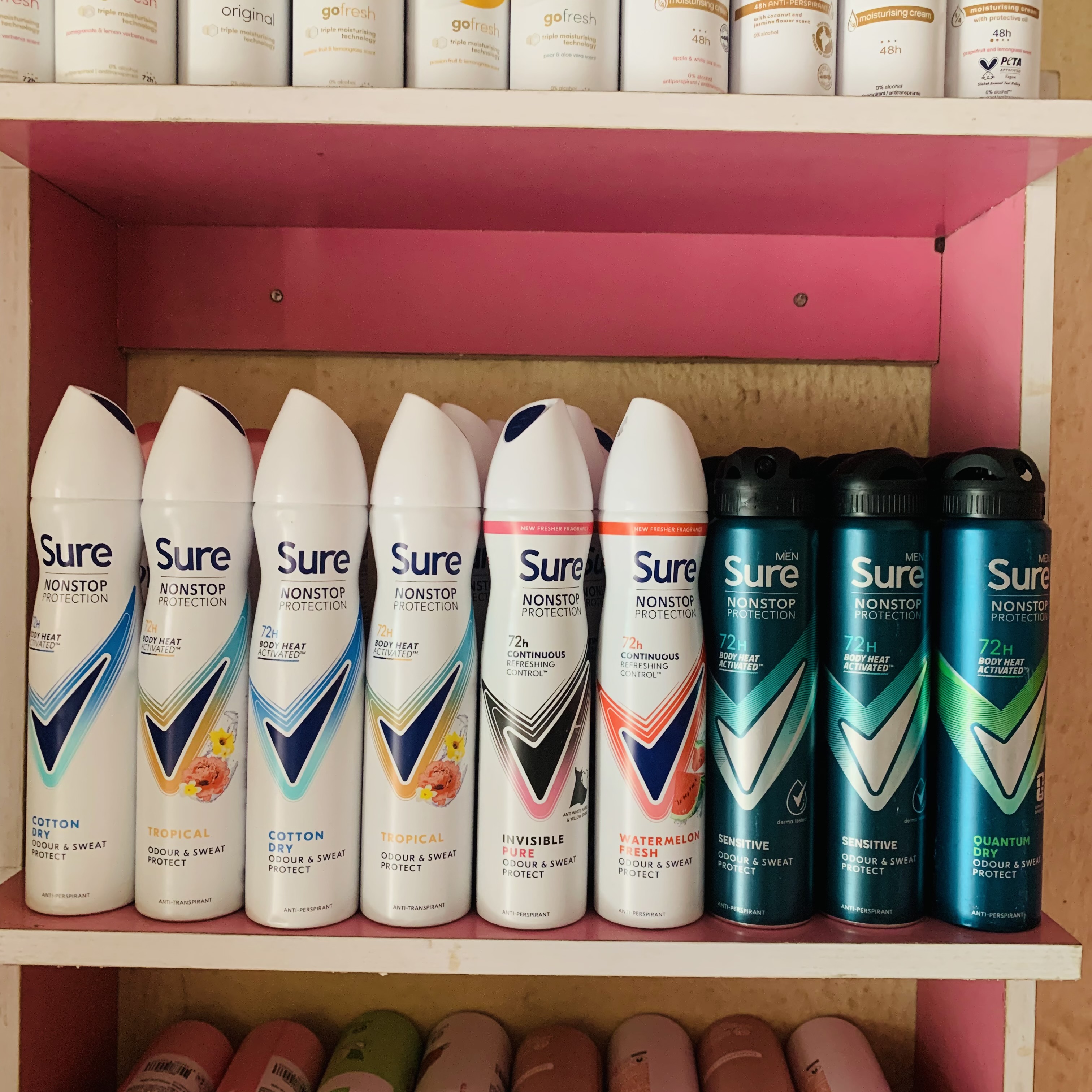 SURE ANTIPERSPIRANT SPRAY