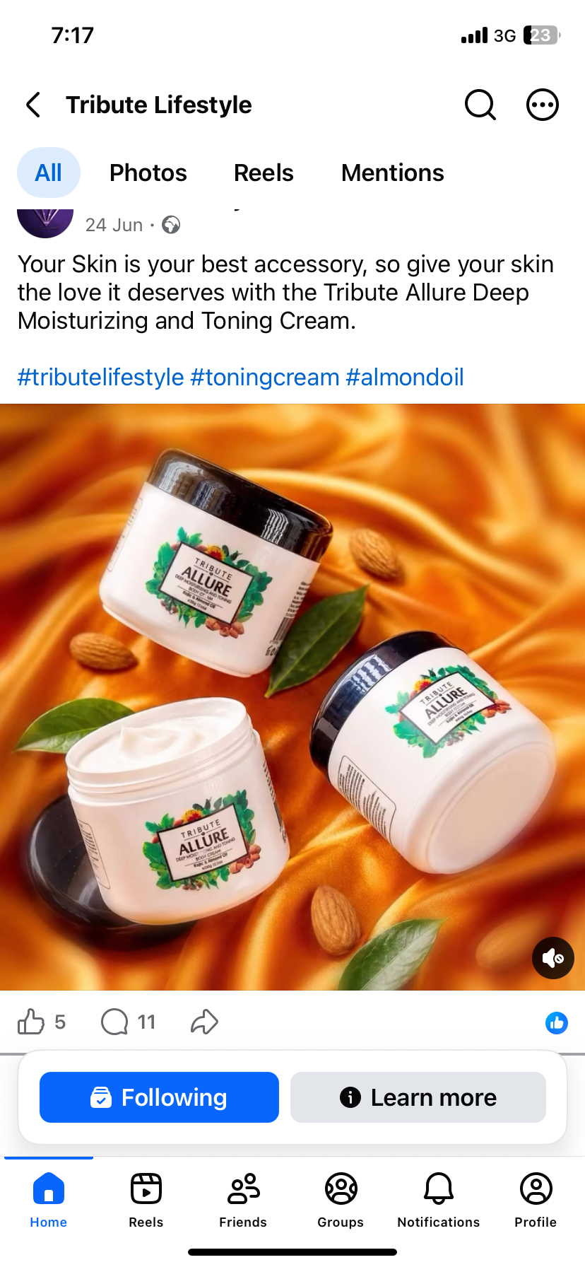 TRIBUTE ALLURE CREAM