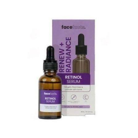 FaceFacts Renew And Radiance Retinol Facial Serum 30ml
