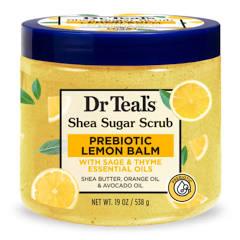 Dr Teal's Prebiotic Lemon Balm Body scrub 538g