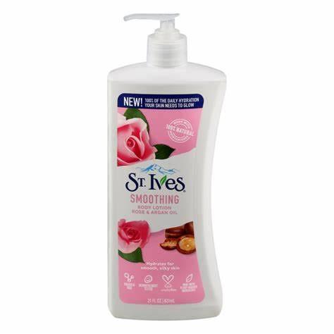 St. Ives Smoothing Rose And Argan Oil Body Lotion 621ml