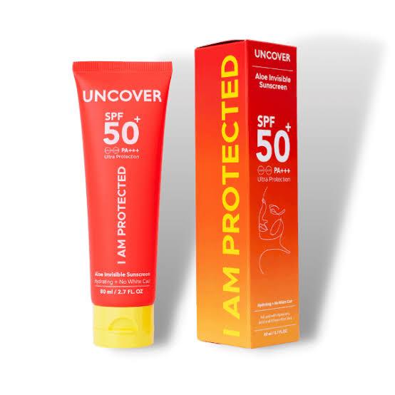 Uncover I Am Protected Aloe Invisible Sunscreen Spf 50