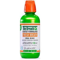 The Breath Co. Mild Mint Mouthwash 500ml
