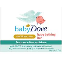 Baby Dove Sensitive care Bar Soap 90g